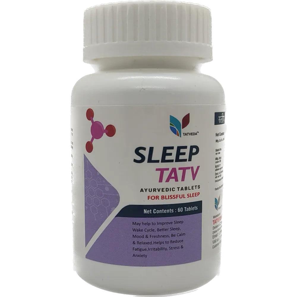Sleep Tatv Natural Ayurvedic Supplement for Blissful Relaxed Sleep Health. 60 Tablets