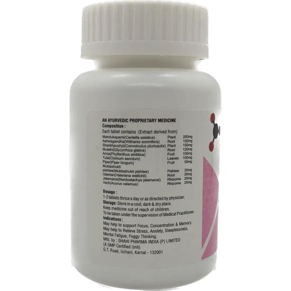 Brain Booster Supplement For Mood, Memory, Focus And Concentration. Mind Tatv 60 Tablets Glein Pharma