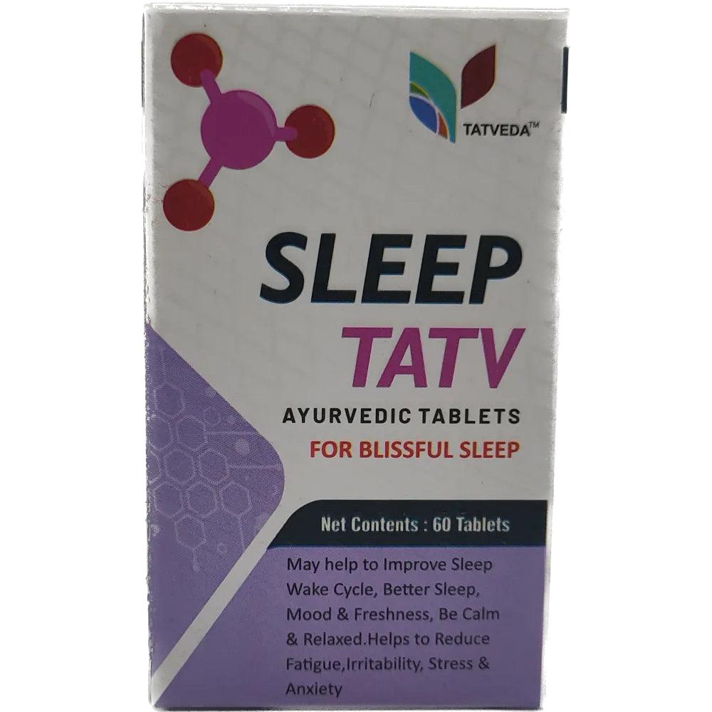 Sleep Tatv Natural Ayurvedic Supplement for Blissful Relaxed Sleep Health. 60 Tablets