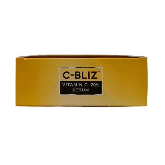 C-BLIZ Cbliz Vitamin-C 20% Serum with Active Vitamin C 20%, Hyaluronic Acid, Vitamin-E, Organic Baobab Oil, Liquorice Root Extract, Ferulic Acid, 20ml