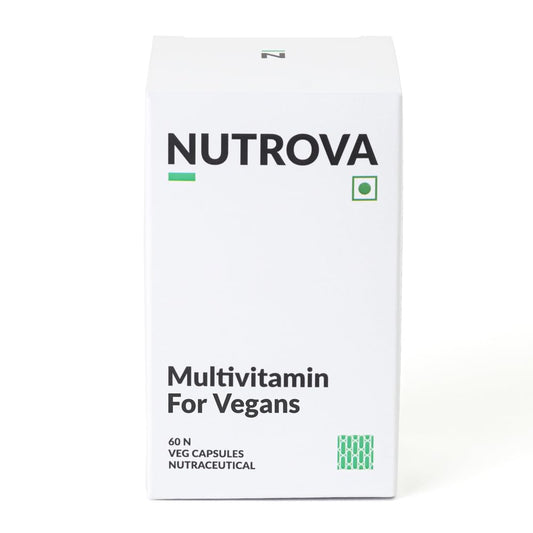NUTROVA Multivitamin For Vegans - Multivitamin Supplement for Vegan Diets for Men & Women Unisex (60 capsules)