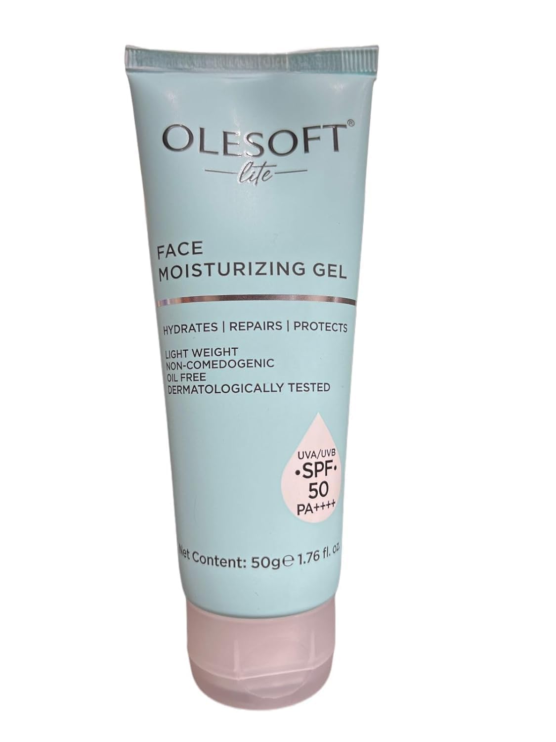 Olesoft Lite Face Moisturizing Gel With SPF 50 Moisturizing Gel PA++++ Oil Free | Light Weight Pack Of 1