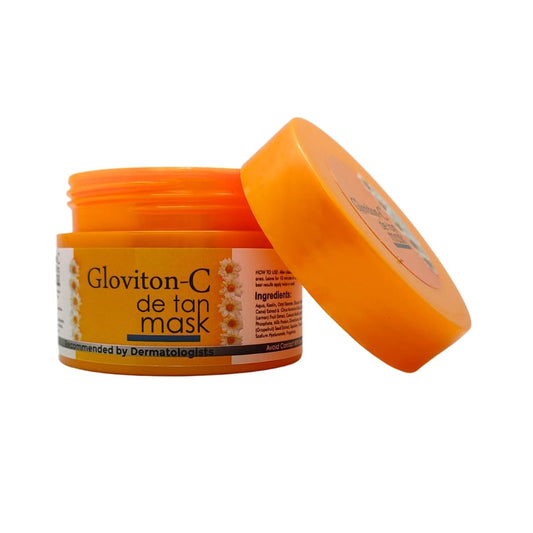 Gloviton C Detan Mask | At Home Face Spa For Bright and Glowing Skin 50 ml