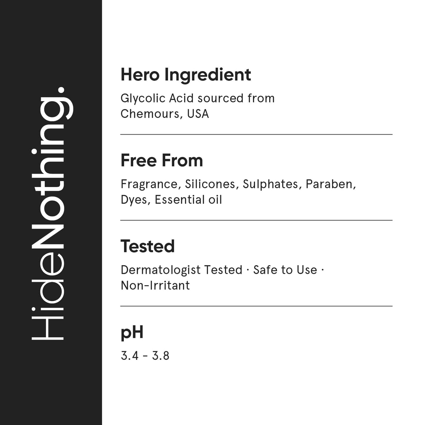 Minimalist 11% Glycolic acid & Tranexamic acid, AHA BHA Body Exfoliator | Gently Exfoliates Body | Brightens & Smoothens Skin | Reduces Back Acne & Keratosis Pillaris | For Men & Women | 60 ml