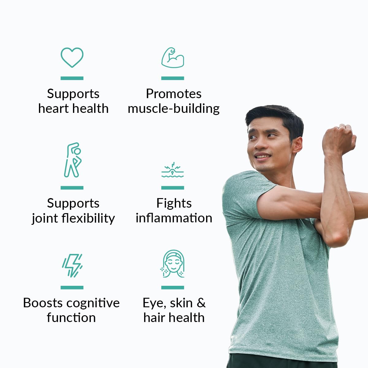 NUTROVA Complete Omega 3 Vegan and Gelatin-Free 60 capsules with Marine Algal Extract Containing 17% vegan-sourced DHA – Supports Cardio Health, Skin & Hair etc - Ideal for Vegans & Vegetarians