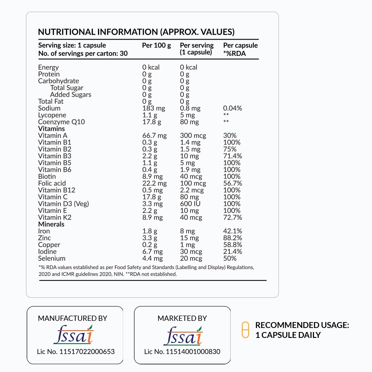 NUTROVA Kerastrength For Men & Women (30 Capsules) With Biotin - Prevents Hair-Fall,Strengthens & Grows Hair With Vitamins A,C,D3,B-Complex,Lycopene Inhibits Hair-Fall Hormone Dht,1 Count