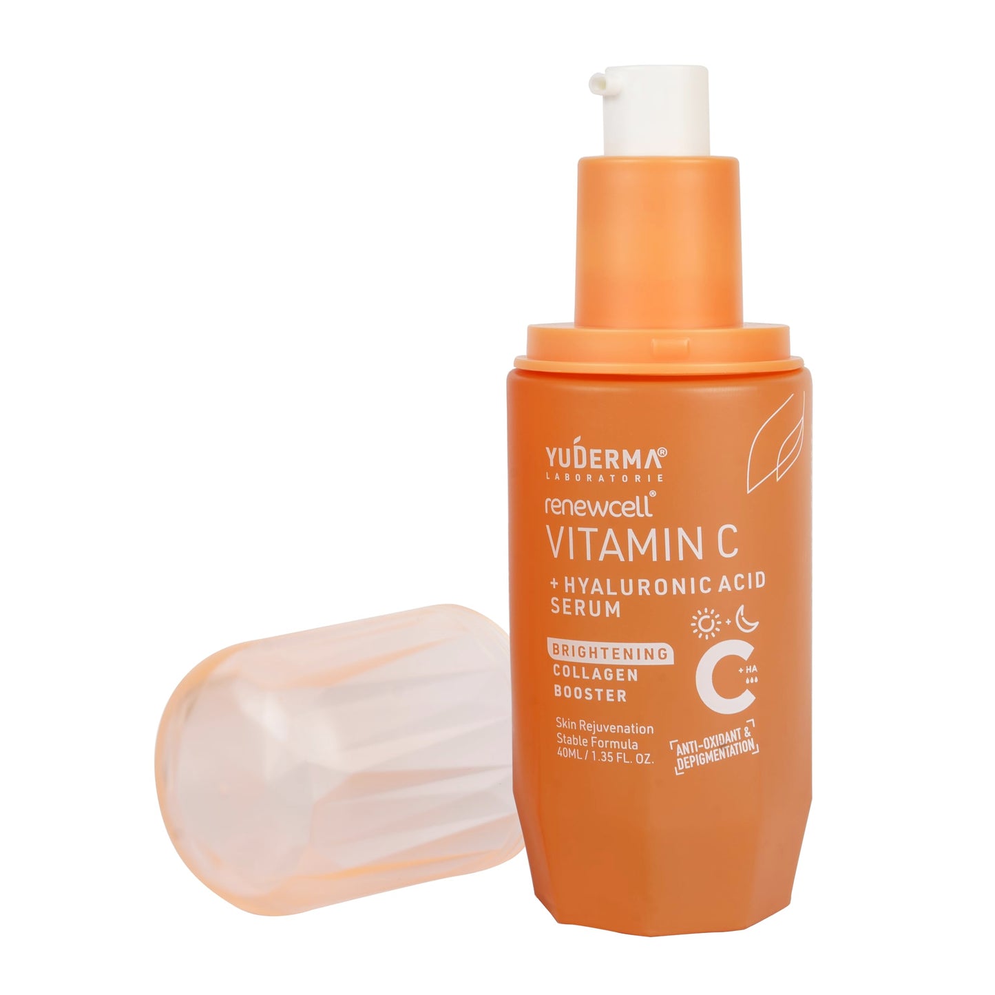 YUDERMA Renewcell Vitamin C + Hyaluronic Acid Serum, 40 Ml