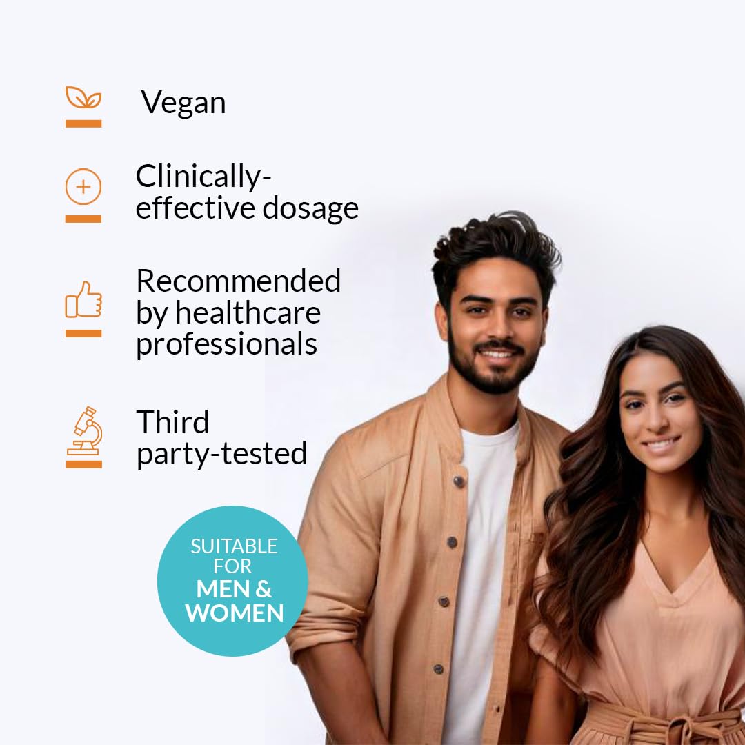 NUTROVA Kerastrength For Men & Women (30 Capsules) With Biotin - Prevents Hair-Fall,Strengthens & Grows Hair With Vitamins A,C,D3,B-Complex,Lycopene Inhibits Hair-Fall Hormone Dht,1 Count