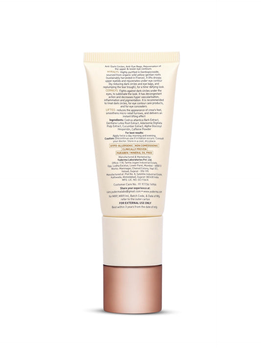 YUDERMA Yuvenex 3X CONTOURA Care Under Eye Gel, 25 Ml