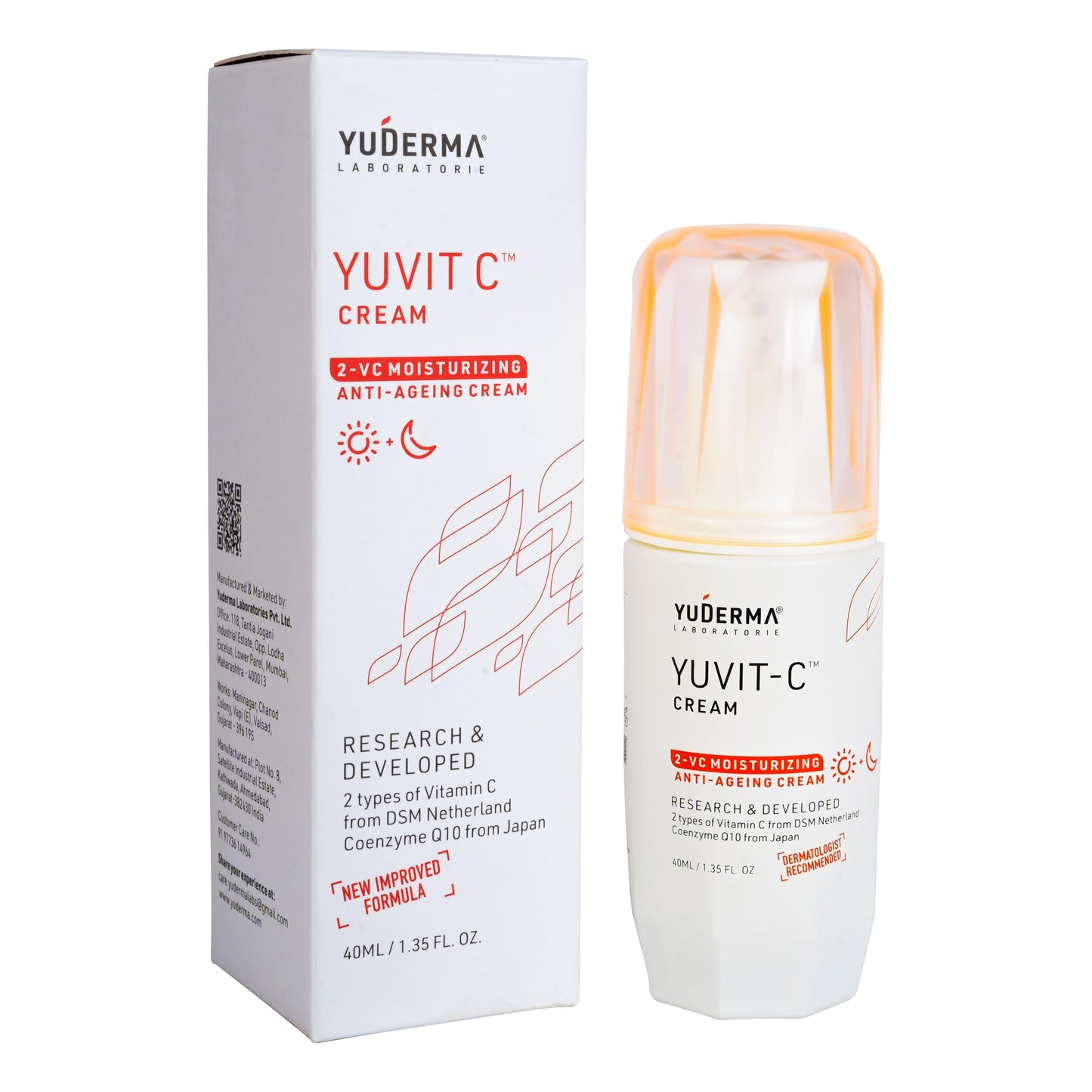 YUDERMA Yuvit C Moisturizing Anti-Ageing Cream, 40 Ml