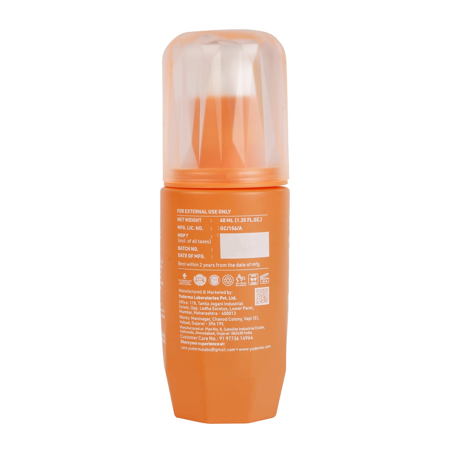 YUDERMA Renewcell Vitamin C + Hyaluronic Acid Serum, 40 Ml