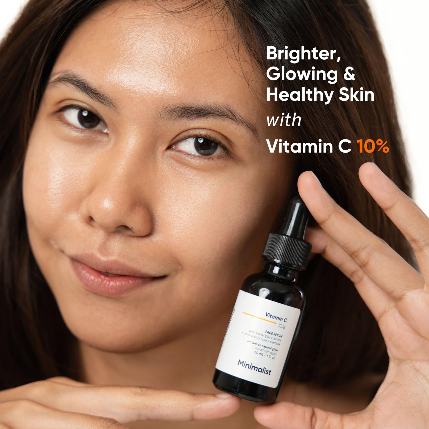 Minimalist Dull Skin, Dark Spots & Uneven Tone Treatment 10% Vitamin C Face Serum | Formulated & Tested for Sensitive Skin with Ethyl Ascorbic Acid & Pha | All Skin Types|For Men & Women | 30Ml