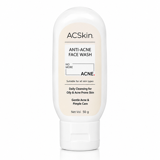 Acskin Anti-acne Facewash Pack of Two with Tea Tree Oil, Salicylic Acid, Glycolic Acid, Zinc, Niacinamide, Glycerine and D-Penthenol.