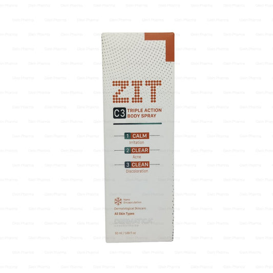 Dermatica Zit C3 Back, Neck, Shoulders, Chest and Body Acne Spray 50ml