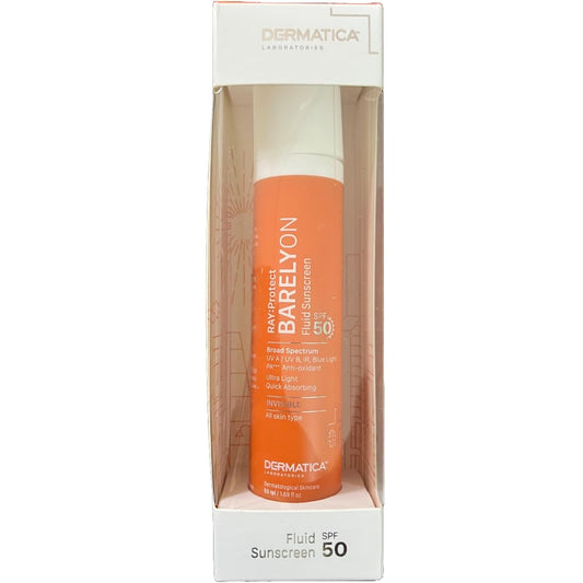 Dermatica Ray Protect Barelyon Fluid Sunscreen SPF 50 or All Skin Types.