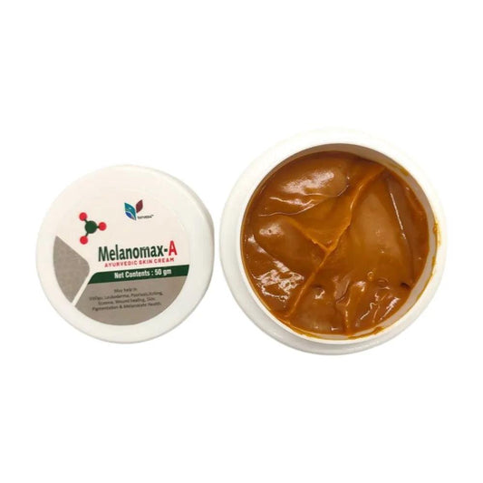 Melanomax-A Cream: Natural Ayurvedic Leucoderma Vitiligo Support for White Spots on Skin.