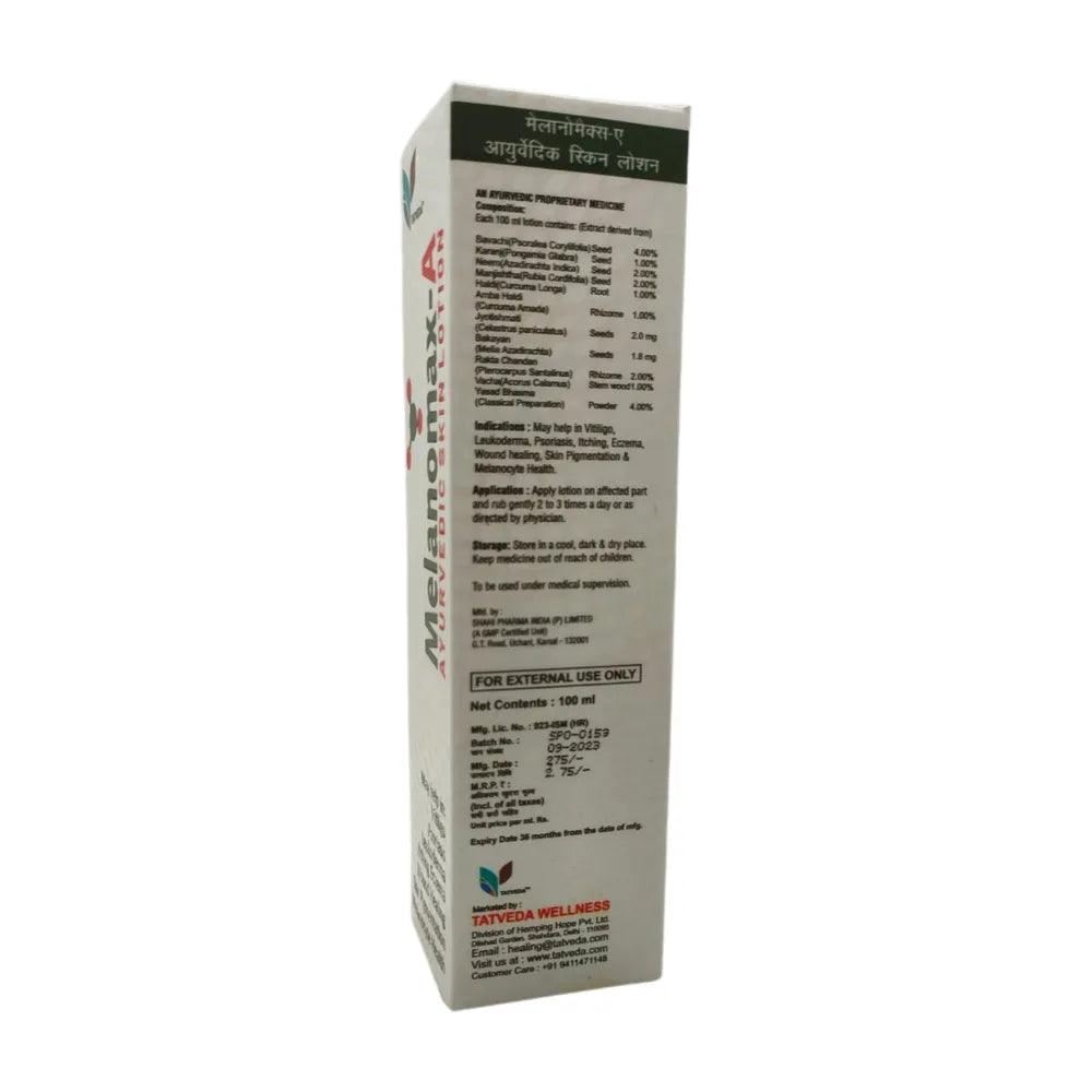 Melanomax-A Lotion | Natural Ayurvedic Anti Vitiligo Formula for Skin Depigmentation and White Patches