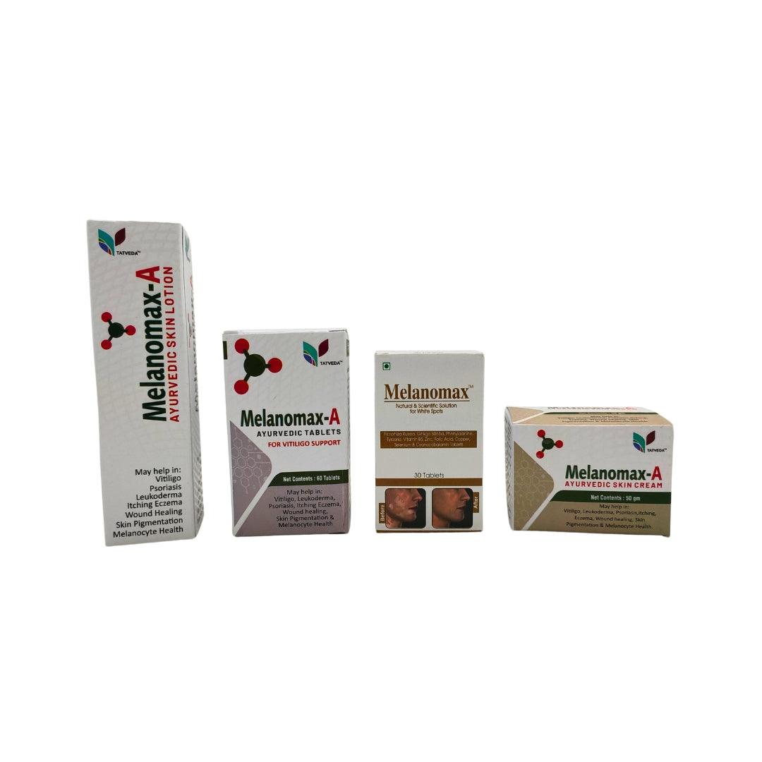 Melanomax Anti Vitiligo Bundle- Scientific Solution for White Spots. - GLEIN PHARMA