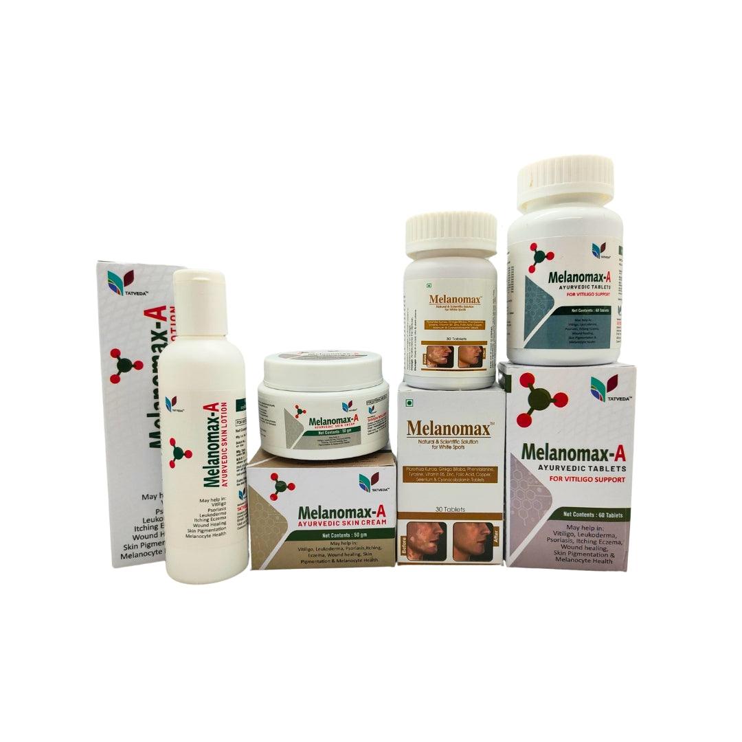 Melanomax Anti Vitiligo Bundle- Scientific Solution for White Spots. - GLEIN PHARMA