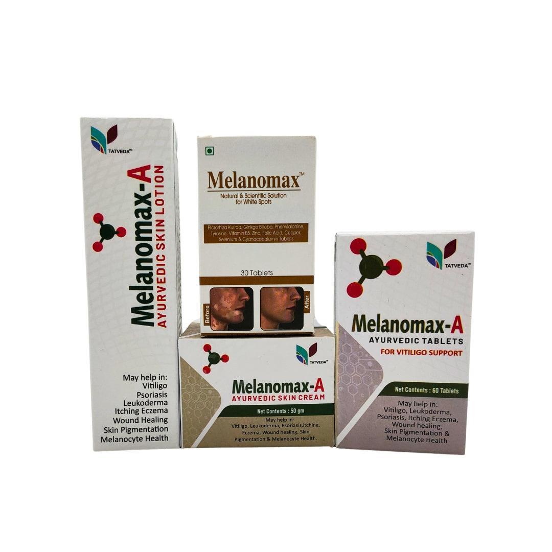 Melanomax Anti Vitiligo Bundle- Scientific Solution for White Spots. - GLEIN PHARMA