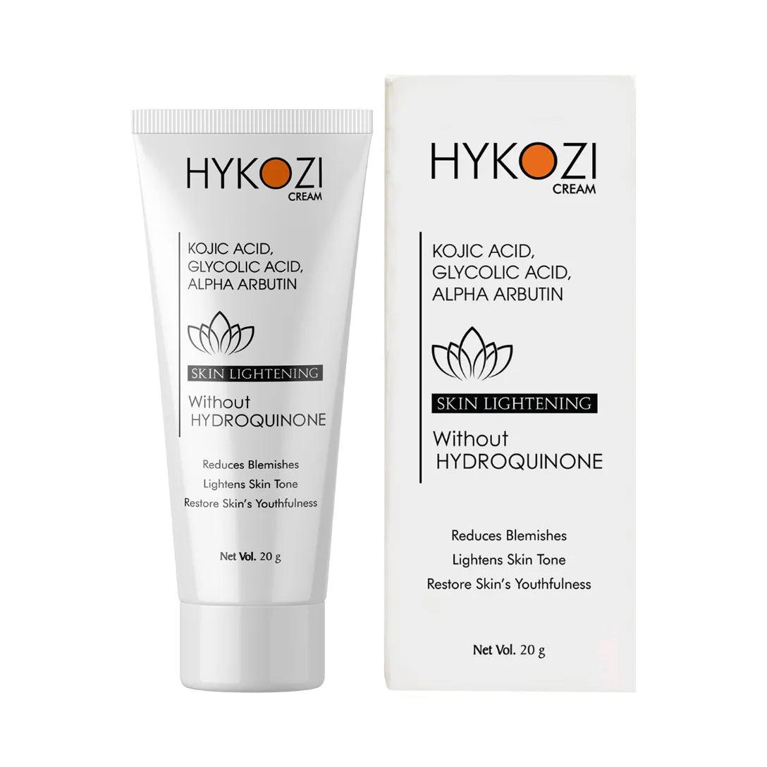 HYKOZI NON HYDROQUINONE BEST SKIN LIGHTENING ANTIAGING CREAM GLEIN PHARMA