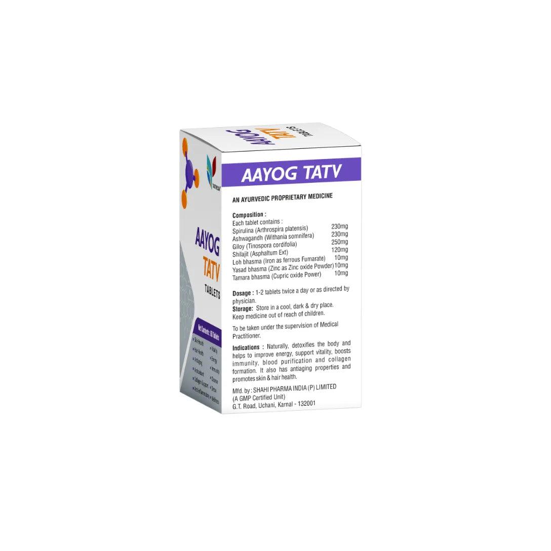 Tatveda Aayog Tatv Ayurvedic Men & Women Wellness Tablets Glein Pharma