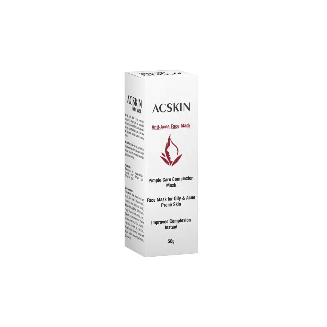 AcSkin Anti-Acne Face Mask Pack Of Two. Glein Pharma