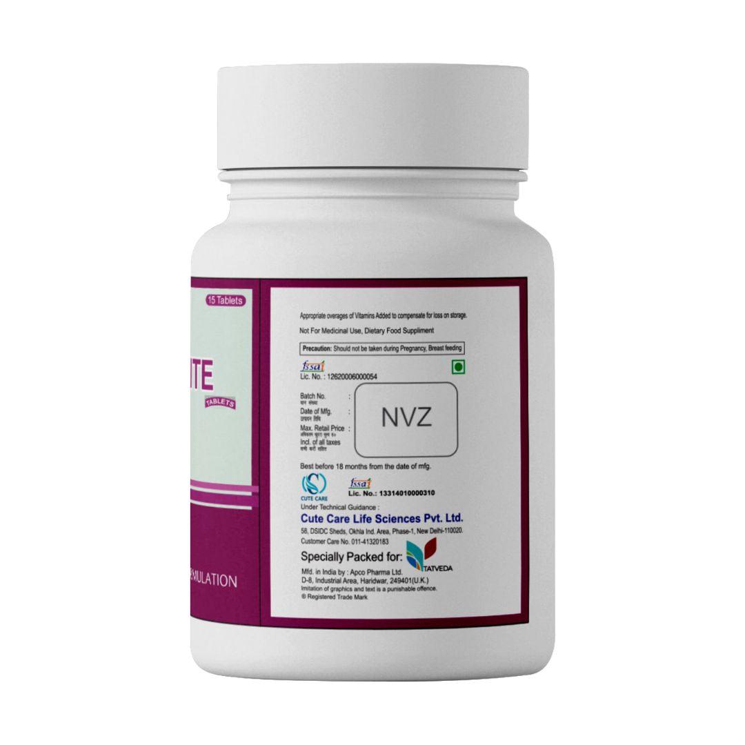 VedicLite Natural Skin Supplement Tablets | Light Bright Healthy Glow.