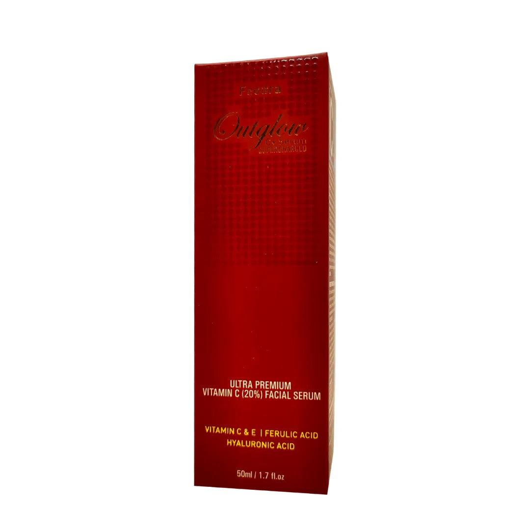 Feodra Outglow C+ Ultra Premium 20% Vitamin C, Ferrulic and Hyaluronic Acid Antiaging Facial Skin Glow Serum Glein Pharma
