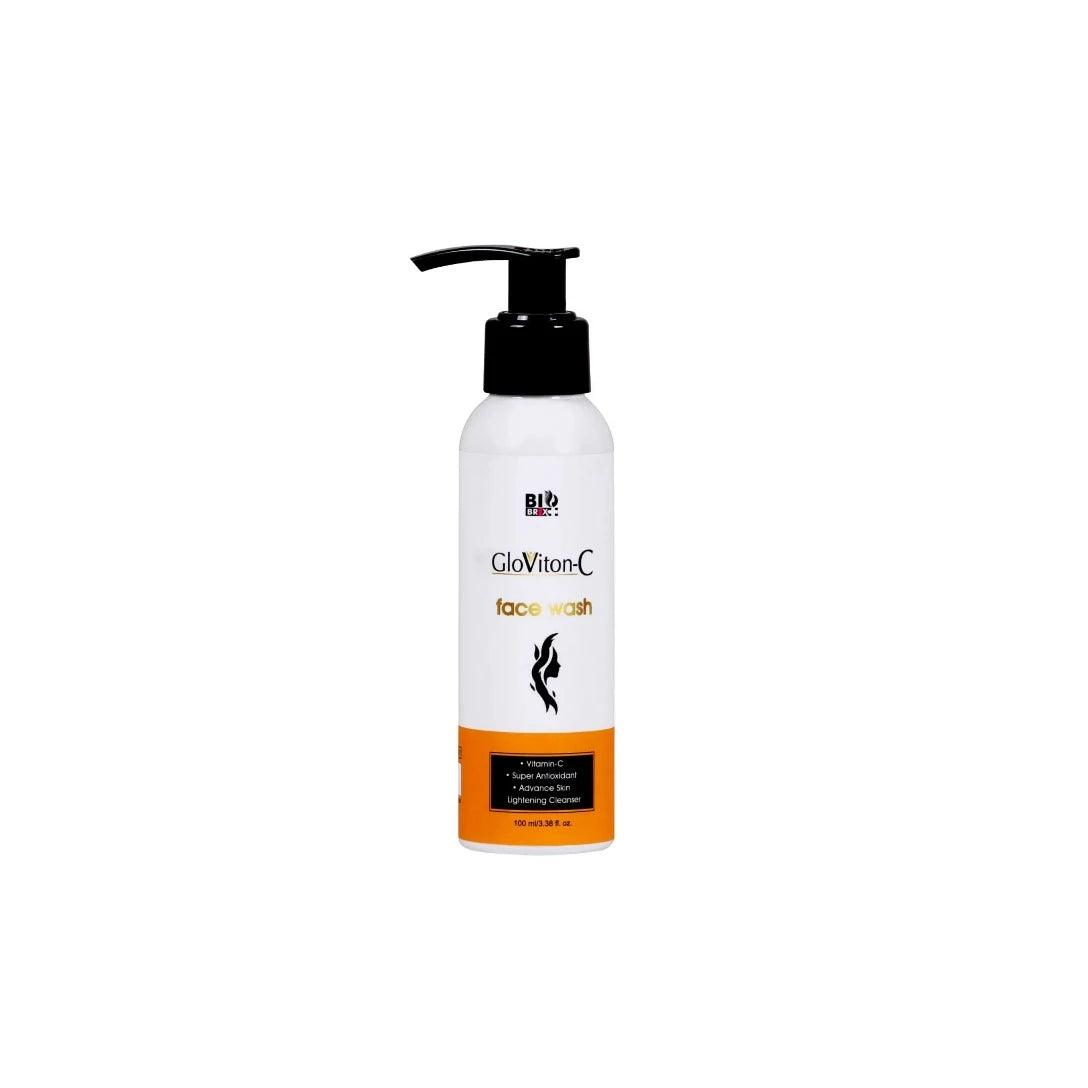 Gloviton-C: Face Wash with Vitamin C, Kojic Acid, Glycolic Acid, Salicylic Acid & Liquorice Extract 100 ML. Glein Pharma India