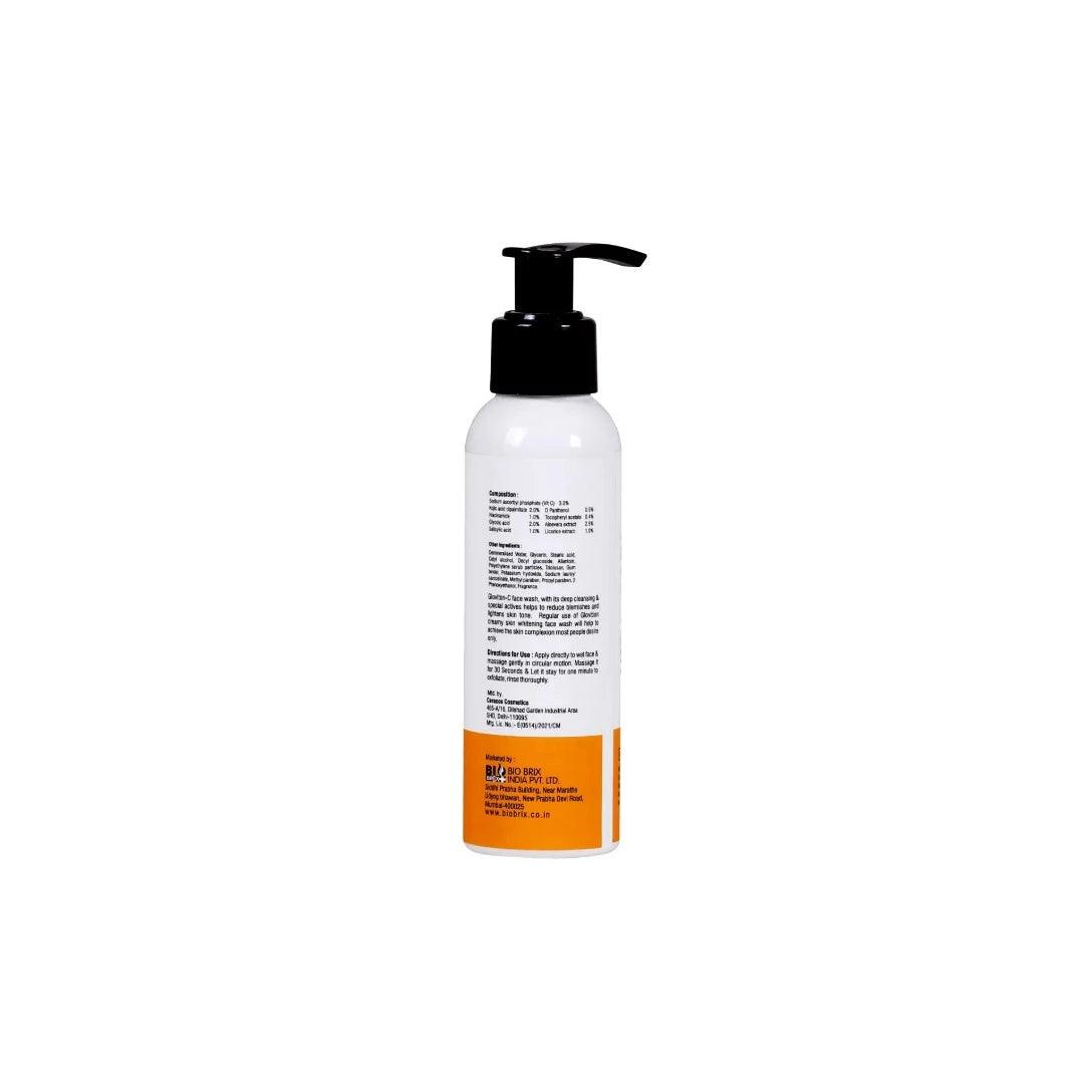 Gloviton-C: Face Wash with Vitamin C, Kojic Acid, Glycolic Acid, Salicylic Acid & Liquorice Extract 100 ML. Glein Pharma India