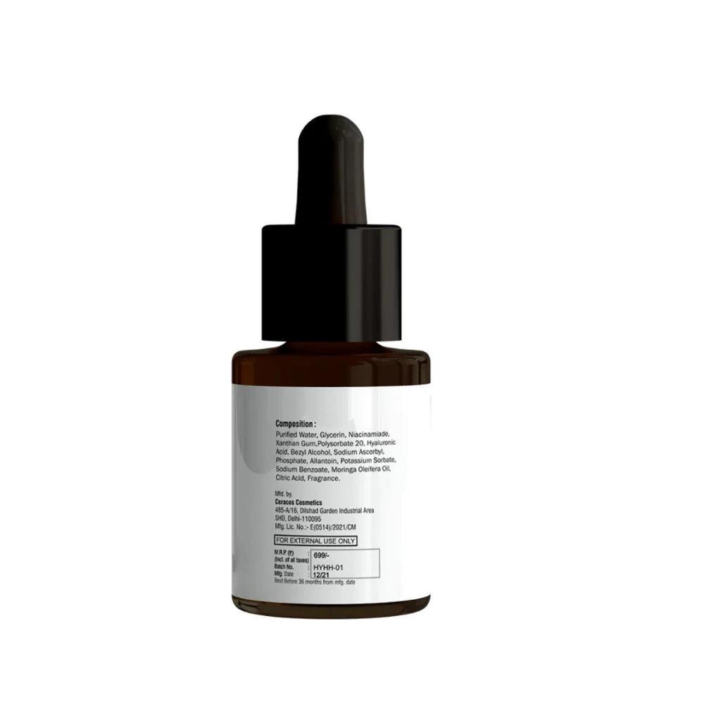 Hykozi Glow Day Skin Serum with Hyaluronic Acid and Moringa Oil. Glein Pharma Biobrix