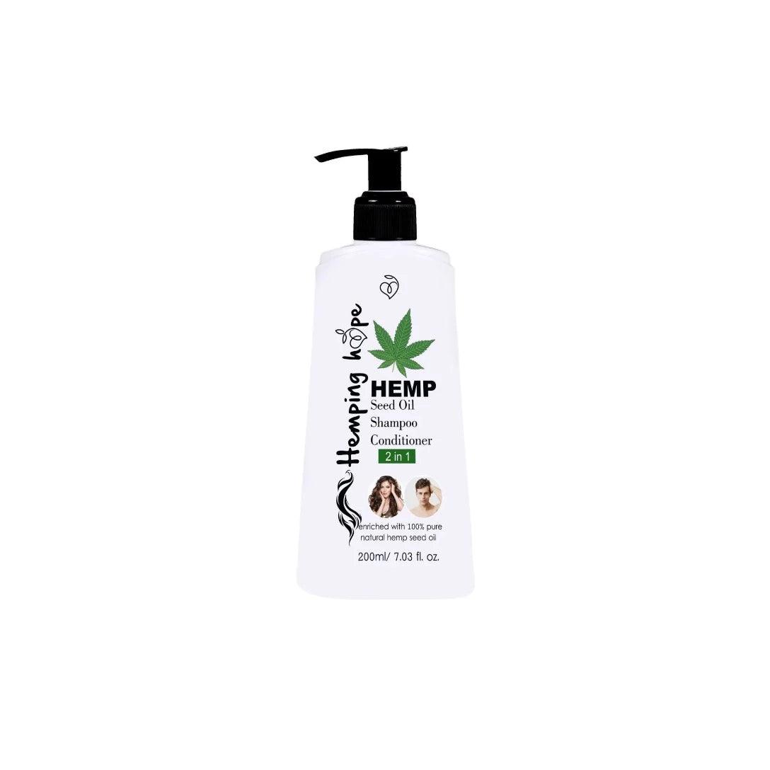 Hemping Hope Hemp Seed Oil Shampoo and Conditioner For All Hair Types Glein Pharma