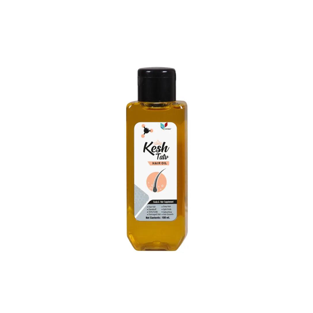 Tatveda Kesh Tatv Natural Herbal Ayurvedic Hair Growth Oil Glein Pharma