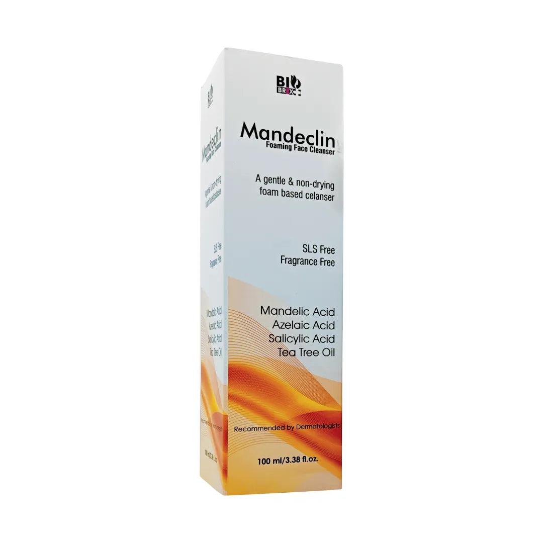 Biobrix Mandeclin Foaming Face Wash Cleanser for Sensitive and Acne Prone Skin - 100ml -Glein Pharma