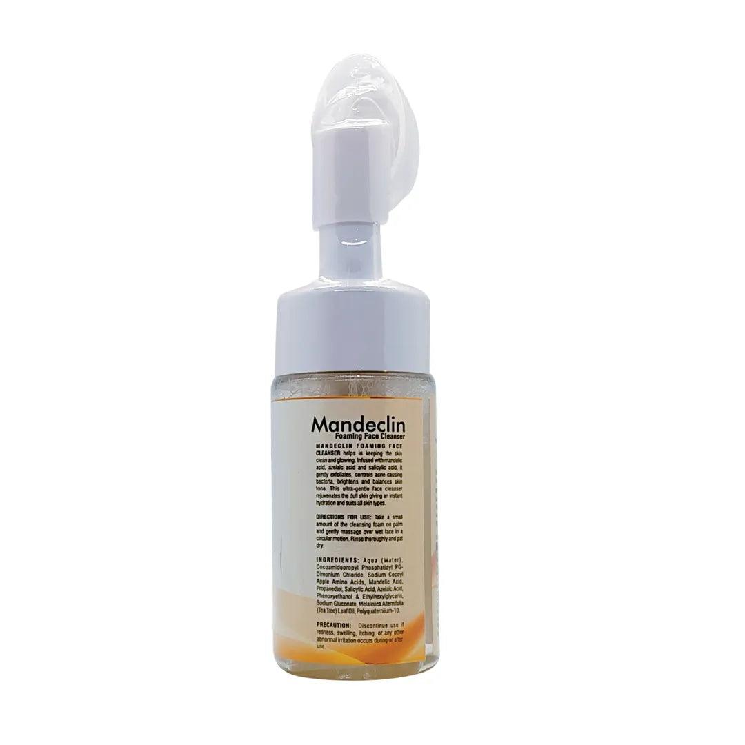 Biobrix Mandeclin Foaming Face Wash Cleanser for Sensitive and Acne Prone Skin - 100ml -Glein Pharma