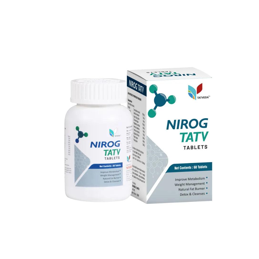 Tatveda Nirog Tatv Ayurvedic Weight Loss Supplement Tablets Glein Pharma