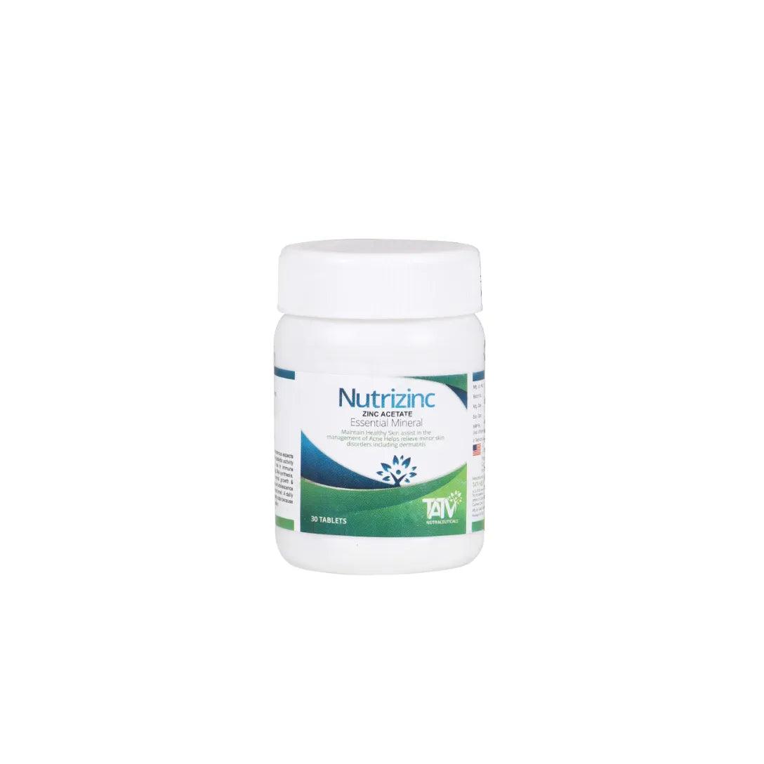 Nutrizinc: 50 Mg Elemental Zinc: Hair Skin & Immunity Supplement