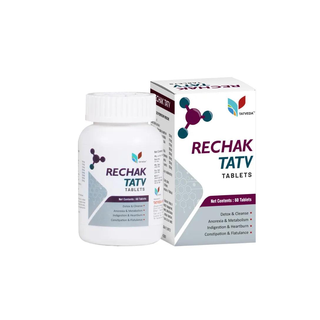 Tatveda Rechak Tatv Ayurvedic Natural Bowel Cleanser Tablets Glein Pharma