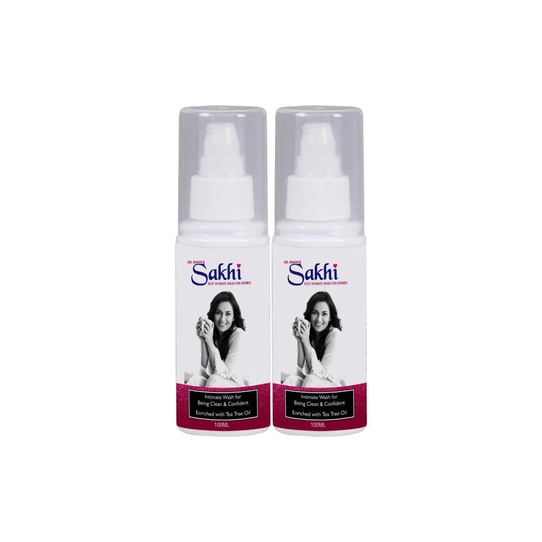 Dr. Rakhi's Sakhi Best Intimate Wash For Women : Pack of Two. Glein Pharma