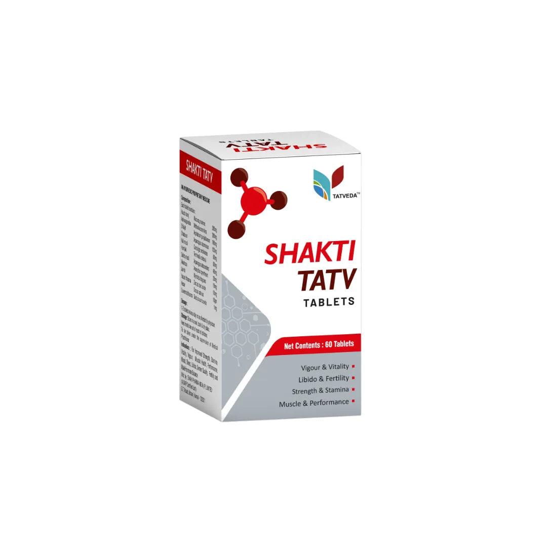 Tatveda Shakti Tatv Natural Ayurvedic Men's Health Tablets Glein Pharma