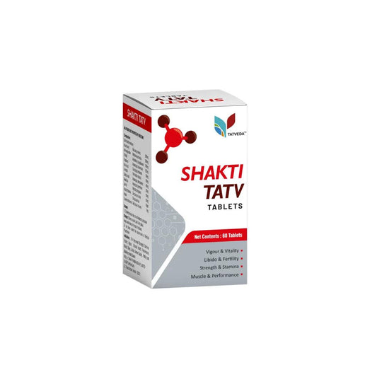 Tatveda Shakti Tatv Natural Ayurvedic Men's Health Tablets Glein Pharma