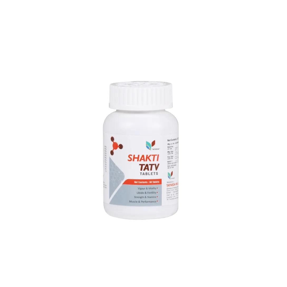 Tatveda Shakti Tatv Natural Ayurvedic Men's Health Tablets Glein Pharma