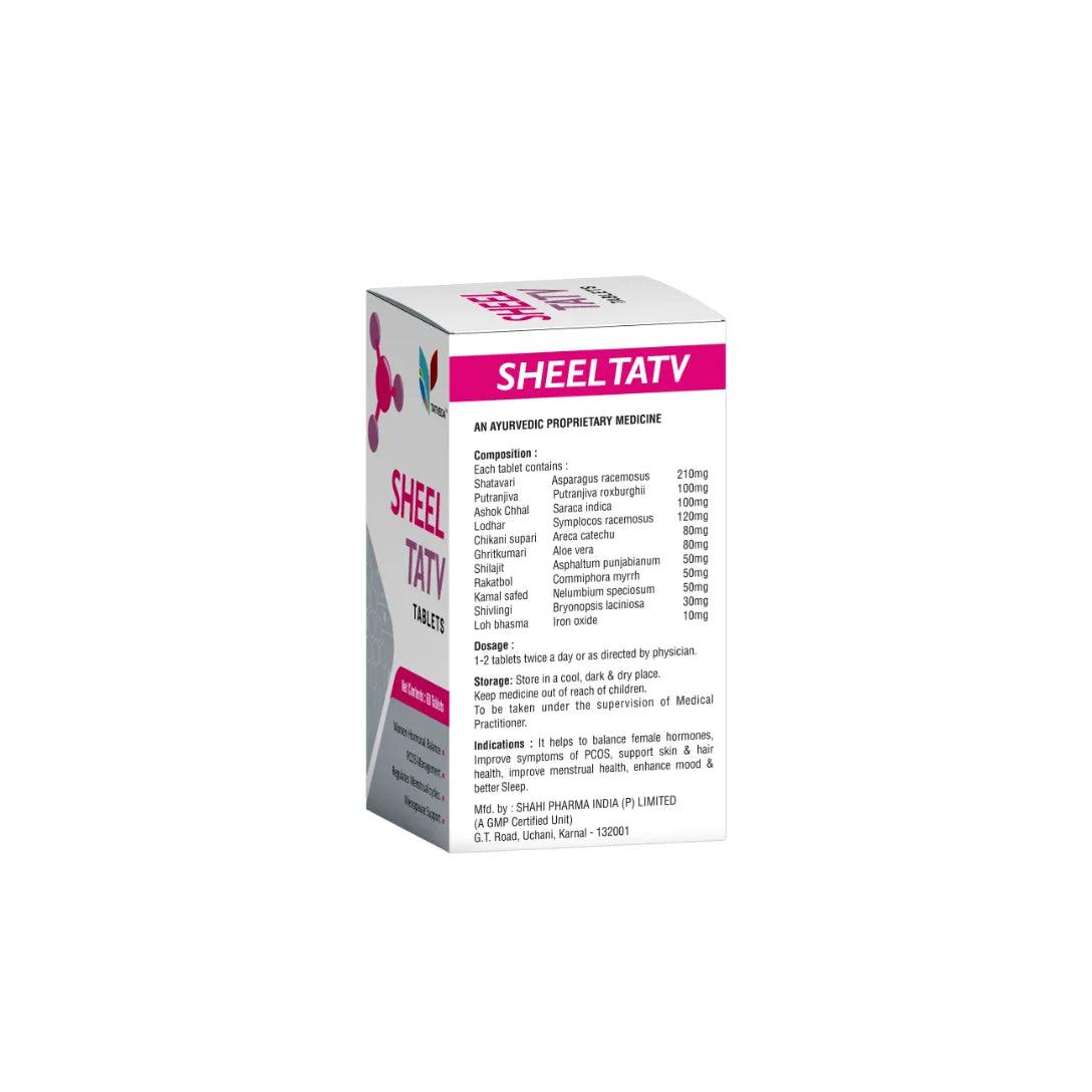 Tatveda Sheel Tatv Natural Ayurvedic Women's Health Tablets Glein Pharma