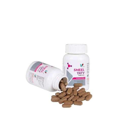 Tatveda Sheel Tatv Natural Ayurvedic Women's Health Tablets Glein Pharma
