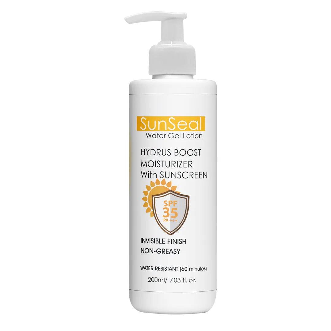 Biobrix Sunseal Invisible Water Resistant Moisturising Non Greasy Sunscreen Lotion with SPF 35 PA++ for All Skin Types. 200 ML Glein Pharma