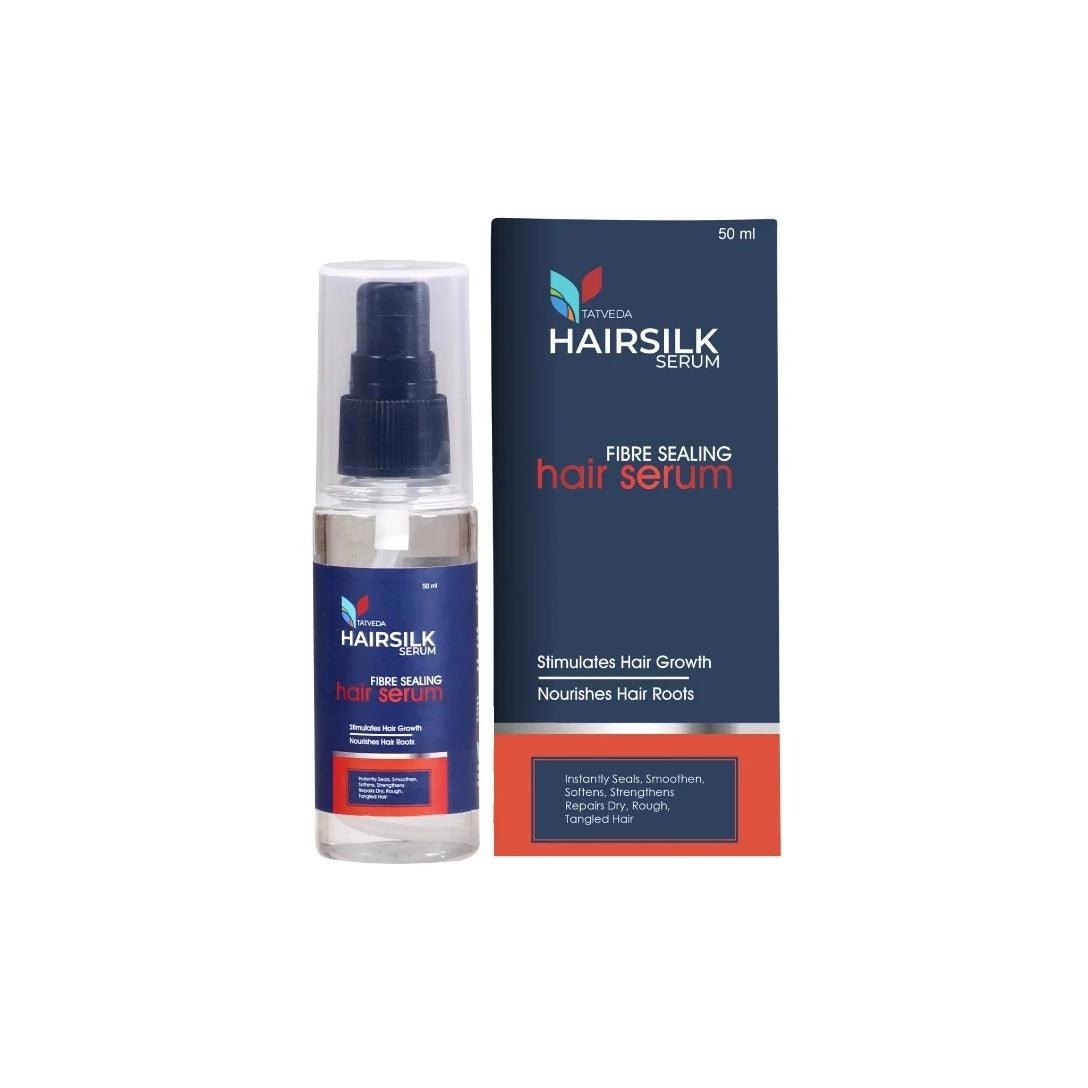 Tatveda Hairsilk: Fibre Sealing Hair Serum For Hair Growth and Nourishment. Gle Glein Pharma Indian P