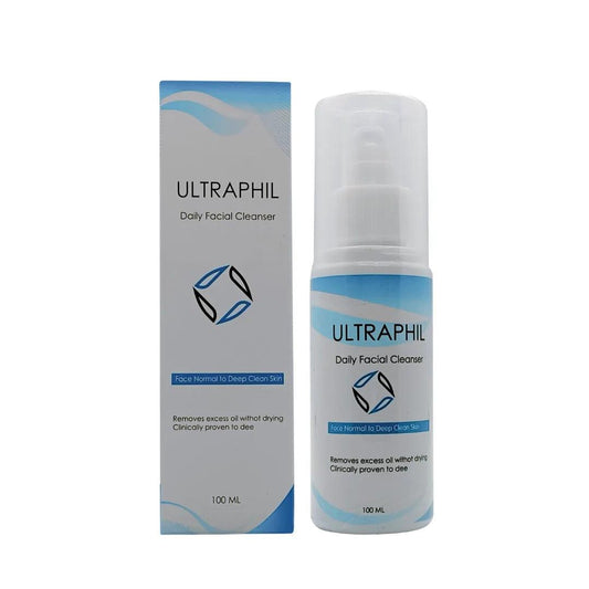 Biobrix Ultraphil Gentle Hydrating Daily Face Wash for Normal to Oily Skin in Men and Women. Pack Of Two Glein Pharma