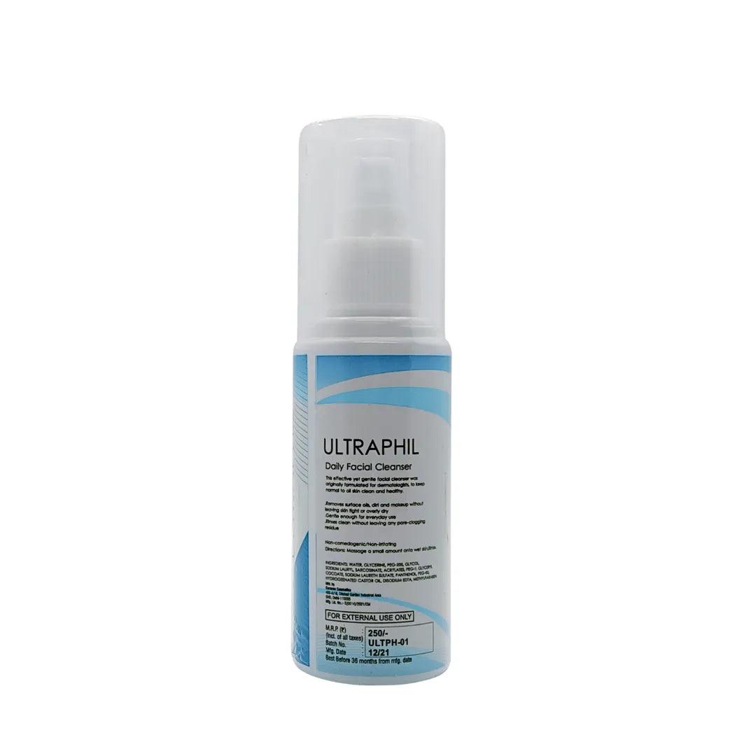 Biobrix Ultraphil Gentle Hydrating Daily Face Wash for Normal to Oily Skin in Men and Women. Pack Of Two Glein Pharma