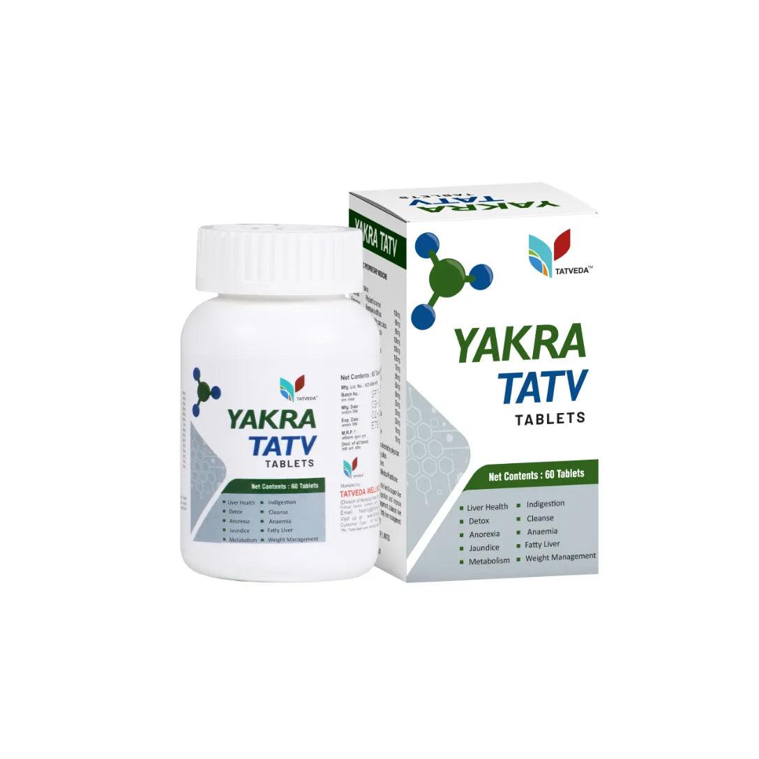 YAKRA TATV Tatveda Ayurvedic Natural Liver Cleanse Detox Digestion Care GLEIN PHARMA